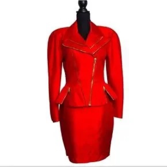 Vintage Cache Punk Rock Skirt Suit size Medium - Picture 2 of 9